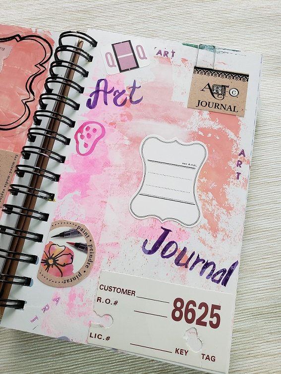 Creative Art Journal Page Ideas Using Watercolors - Behind the Designs