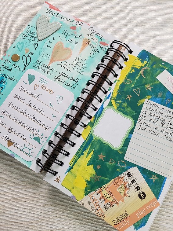 40 Creative Art Journal Page Ideas – ZenGlyph